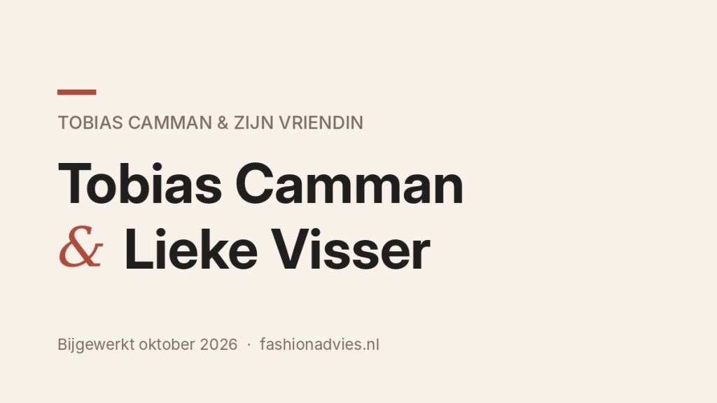 Tobias Camman en Lieke Visser